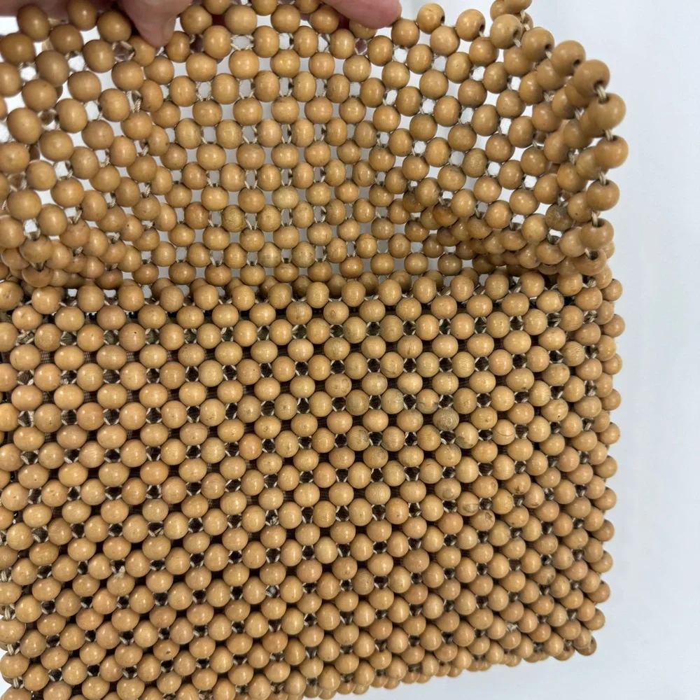 Gaymode vintage wood bead 60s/70s Shoulder Bag